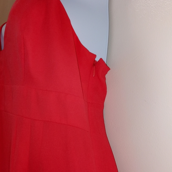 EXPRESS CASUAL DRESS SPAGUETHI STRAPS CORAL LINED - Picture 4 of 14